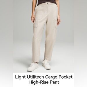 Lululemon Light Utilitech Pocket High-Rise Cargo Pant